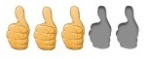 3 Thumbs-Up
